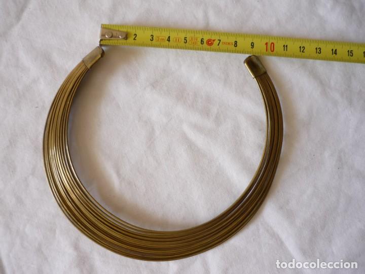 Joyeria: Gargantilla de hilos de bronce - Foto 9
