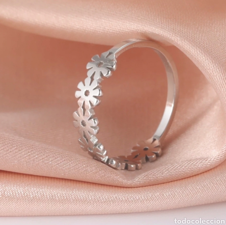 Joyeria: Anillo de acero inoxidable flores ENV&Iacute;O GRATIS! - Foto 1