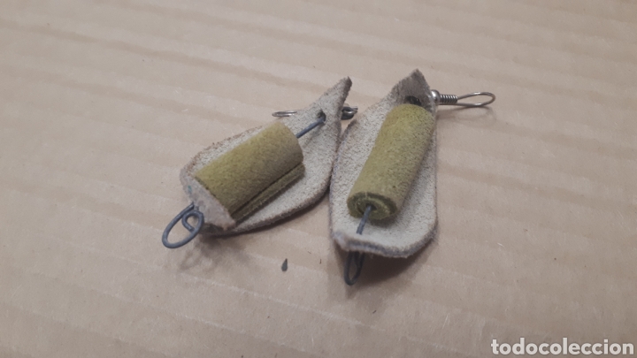 Gioielleria: Pendientes piel melocot&oacute;n artesanales