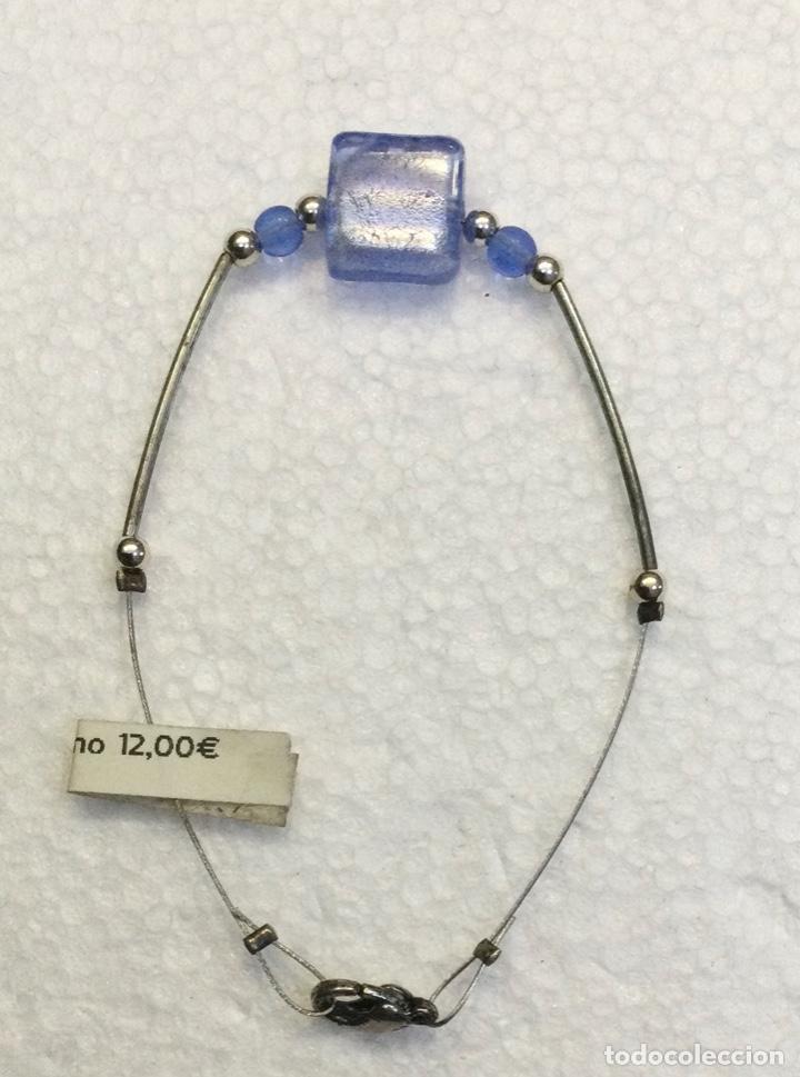 Schmuck: Pulsera con perla en vidrio de Murano. NUEVA