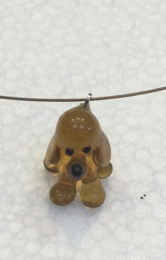 Joyeria: Colgante perrito en vidrio de Murano. NUEVO - Foto 1