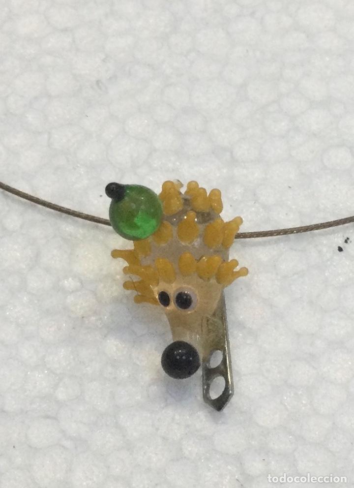 Joaillerie: Colgante erizo, en vidrio de Murano. NUEVO