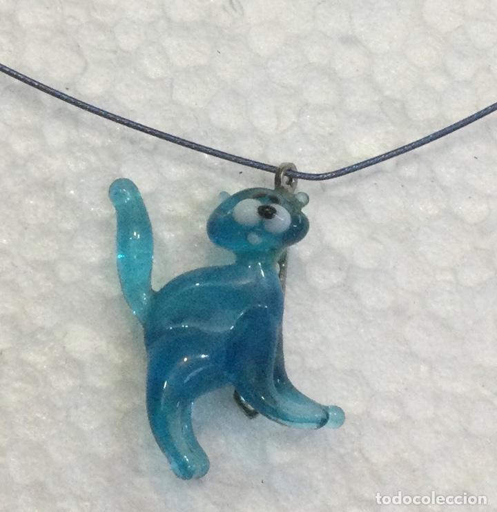 Schmuck: Colgante gatito, en vidrio de Murano. NUEVO