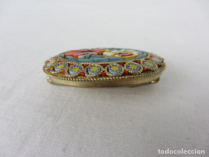Joyeria: Precioso broche de micromosaico - Foto 5