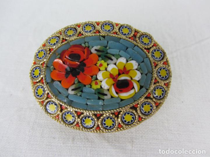 Joyeria: Precioso broche de micromosaico - Foto 1