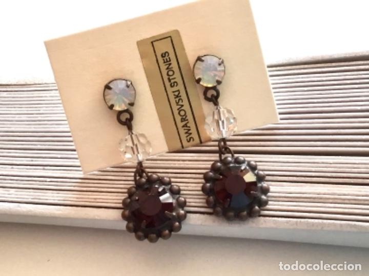 Joyeria: PENDIENTES DE CRISTAL BURDEOS. PRESI&Oacute;N - Foto 6