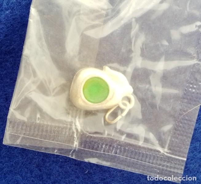 Joyeria: Colgante pera con esmalte verde - Foto 1