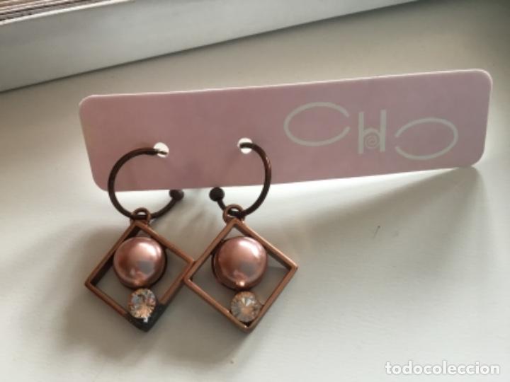Joyeria: PENDIENTES ARETES CON PERLA Y CRISTAL. CIERRE DE PRESI&Oacute;N - Foto 2