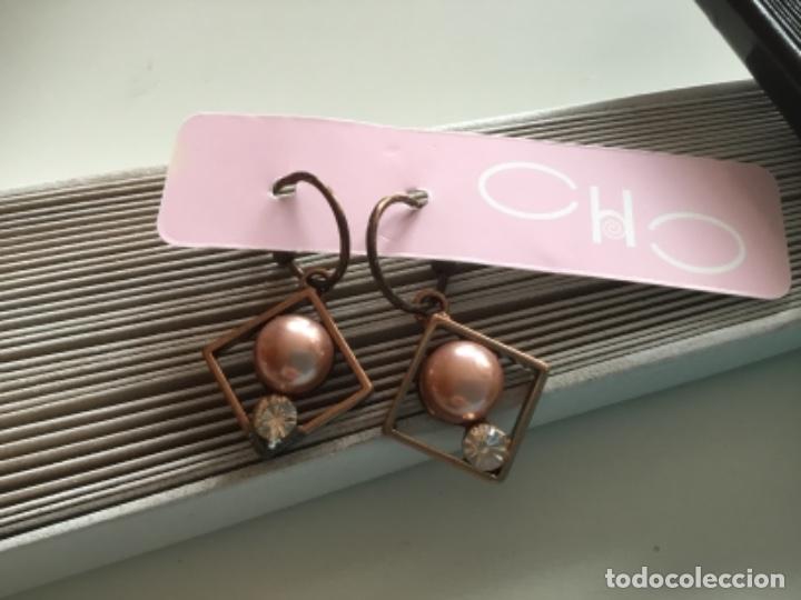 Joyeria: PENDIENTES ARETES CON PERLA Y CRISTAL. CIERRE DE PRESI&Oacute;N - Foto 4