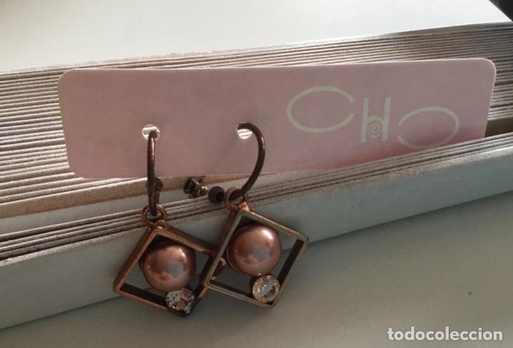 Joyeria: PENDIENTES ARETES CON PERLA Y CRISTAL. CIERRE DE PRESI&Oacute;N - Foto 5
