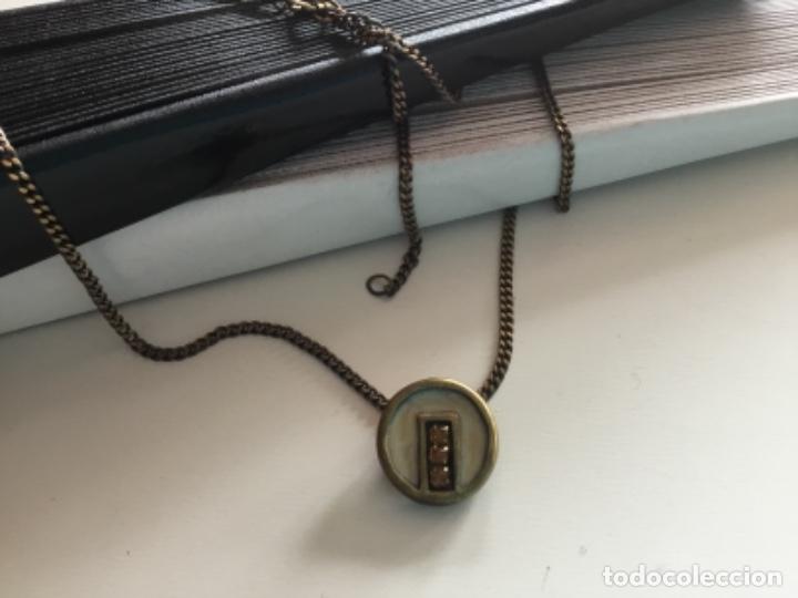 Joyeria: GARGANTILLA VINTAGE CON ESMALTE Y CRISTAL. - Foto 1