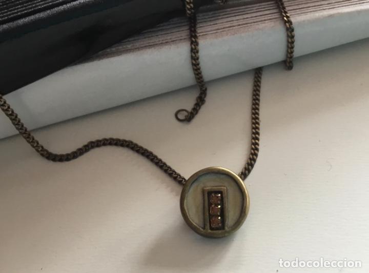 Joyeria: GARGANTILLA VINTAGE CON ESMALTE Y CRISTAL. - Foto 2