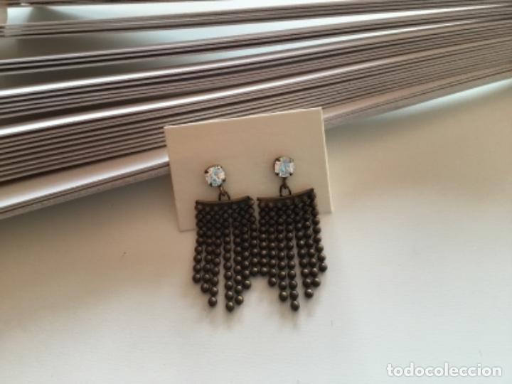 Joyeria: PENDIENTES DE METAL CON FLECO Y CRISTAL. PRESI&Oacute;N - Foto 6