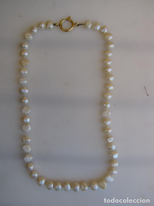 Joyeria: 31.- collar de perlas naturales. - Foto 2