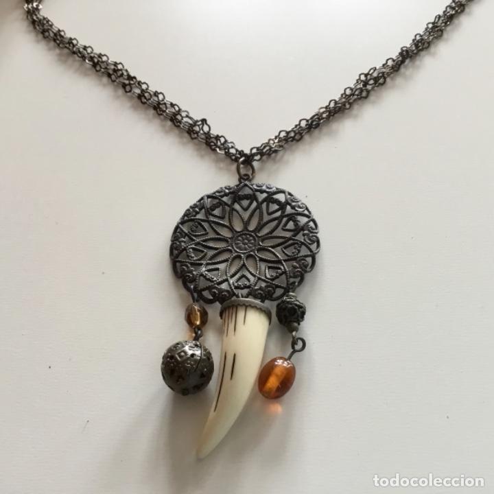 Joyeria: GARGANTILLA GRIEGA CON ABALORIOS Y CRISTAL - Foto 3