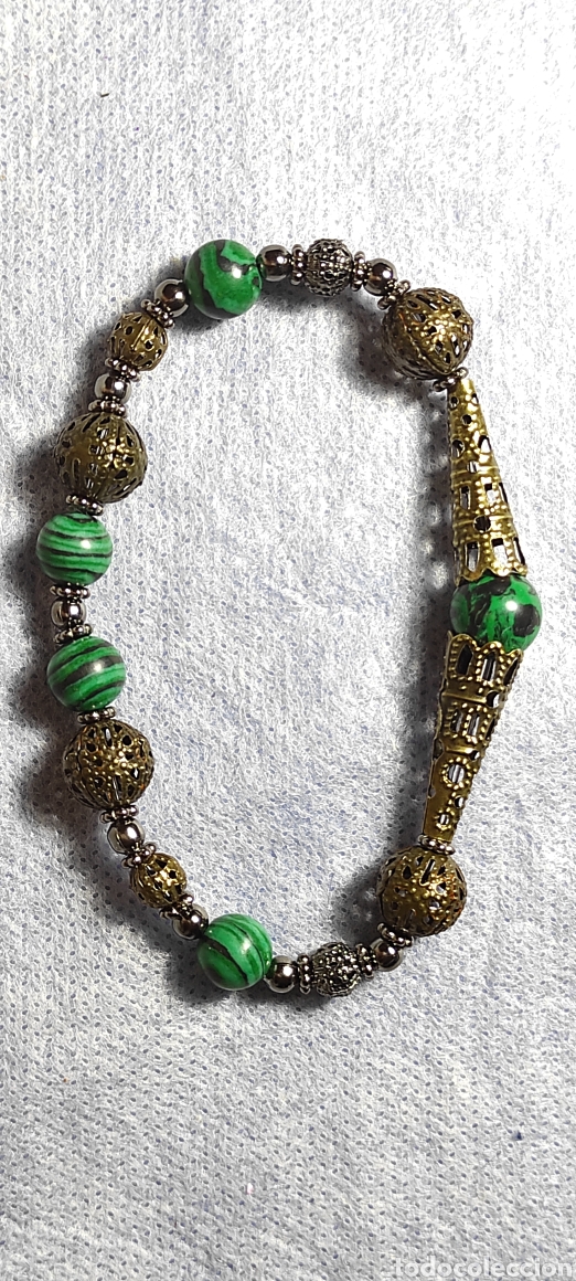 Joyeria: Preciosa pulsera de Malaquita - Foto 2