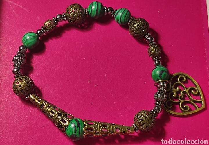 Joyeria: Preciosa pulsera de Malaquita - Foto 3