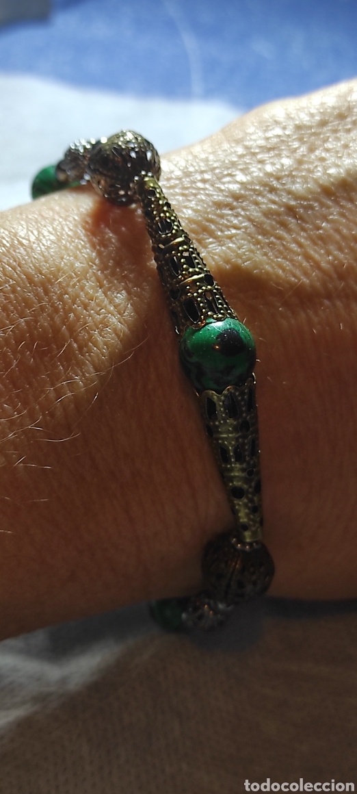 Joyeria: Preciosa pulsera de Malaquita - Foto 5