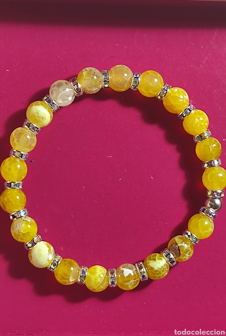 Joyeria: &iexcl;&iexcl;&iexcl; VENDIDA&iexcl;&iexcl;&iexcl;&iexcl; Pulsera artesanal de Agatas - Foto 1