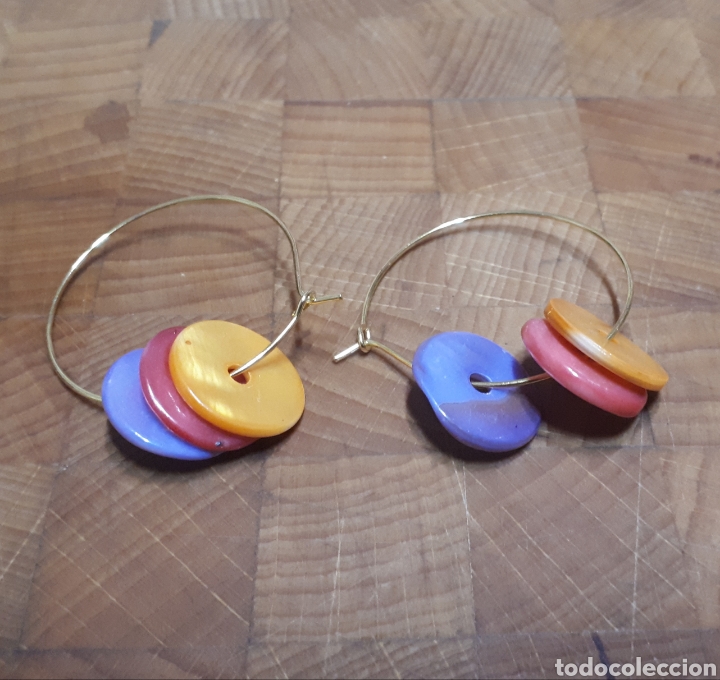 Gioielleria: Pendientes aros c&iacute;rculos nacarados de Janil