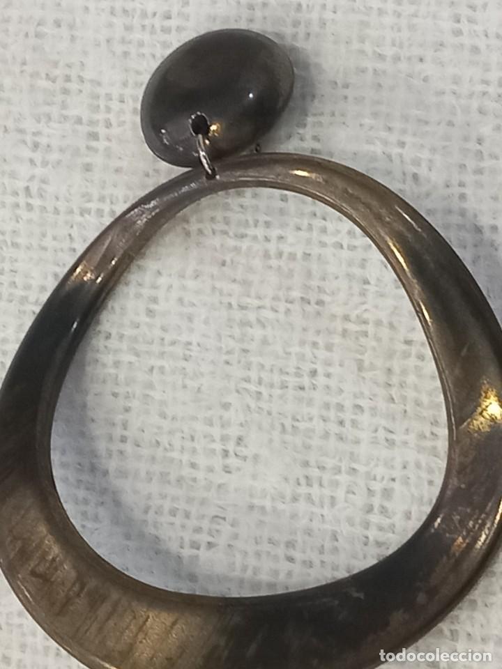 Joyeria: PENDIENTES-ARILLA (SUPER-GRANDE) irregular dorada - Foto 2