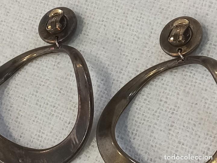Joyeria: PENDIENTES-ARILLA (SUPER-GRANDE) irregular dorada - Foto 3