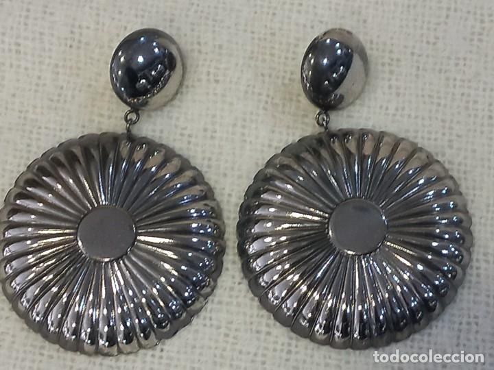 Joyeria: PENDIENTES (PLATO) estr&iacute;as PLATEADO - Foto 1