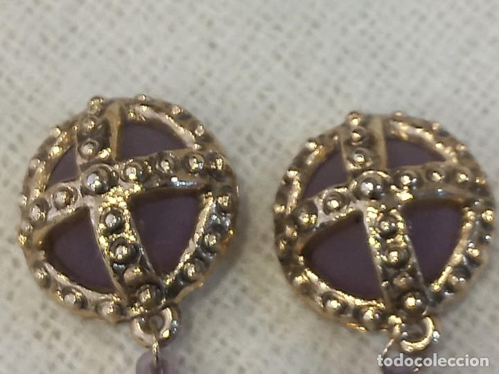 Joyeria: PENDIENTES (PASTA) PILUL&Iacute;-MALVA - Foto 2