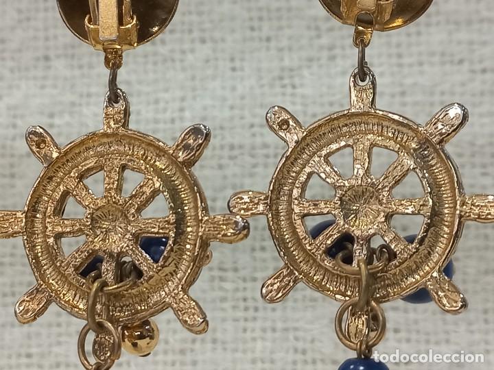 Joyeria: PENDIENTES (N&Aacute;UTICOS) TIM&Oacute;N-BOLAS MADERA - Foto 4