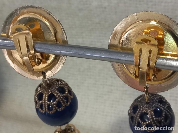Joyeria: PENDIENTES (BOLAS AZULES G) RACIMO - Foto 5