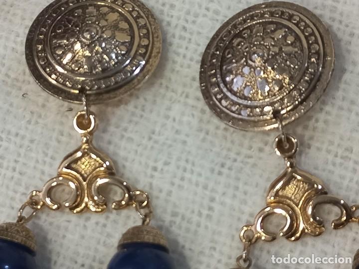 Joyeria: PENDIENTES (BOLAS AZULES) arco - Foto 2