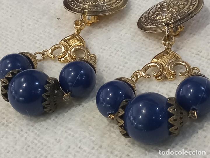 Joyeria: PENDIENTES (BOLAS AZULES) arco - Foto 3