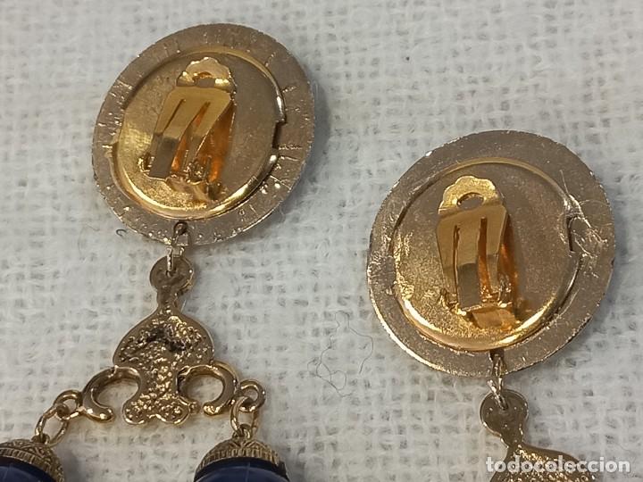 Joyeria: PENDIENTES (BOLAS AZULES) arco - Foto 4