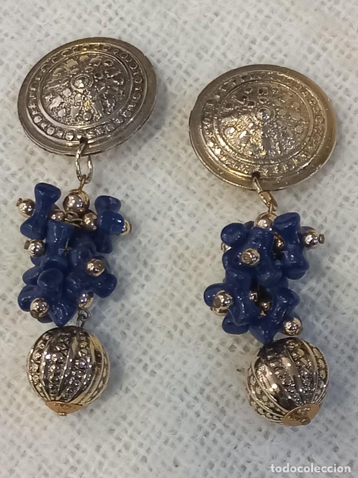 Joyeria: PENDIENTES (RACIMO) PIEDRAS AZULES - Foto 1