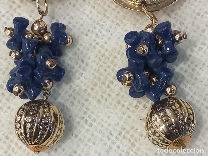 Joyeria: PENDIENTES (RACIMO) PIEDRAS AZULES - Foto 3