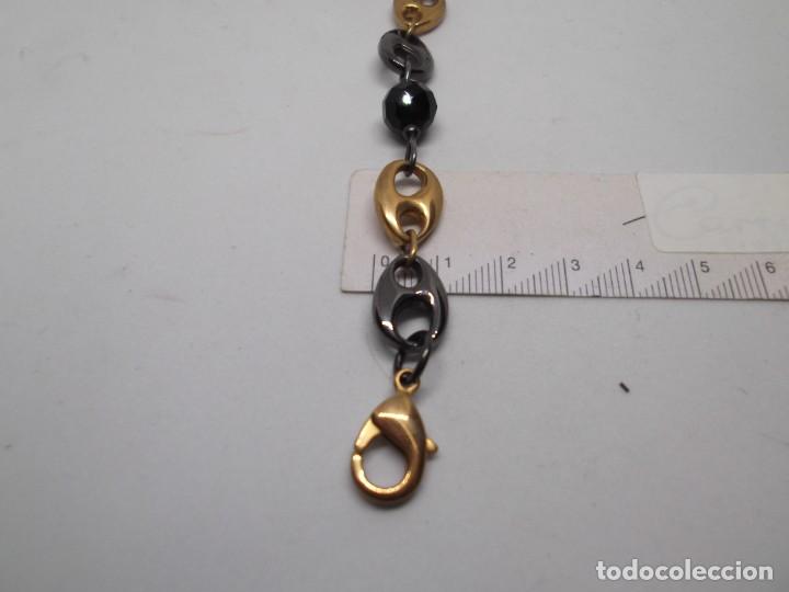 Joyeria: Pulsera Viceroy acero y &oacute;nix.Vintage - Foto 3
