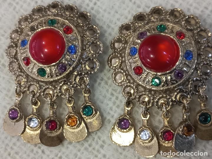 Joyeria: PENDIENTES (BOT&Oacute;N-ROJO) COLGANTES MINIS - Foto 1