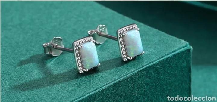 Joyeria: Pendientes de Plata y &Oacute;palo ENV&Iacute;O GRATIS!! - Foto 1