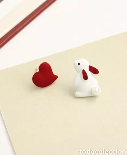 Joyeria: Pendientes Conejito y Coraz&oacute;n ENV&Iacute;O GRATIS!! - Foto 1