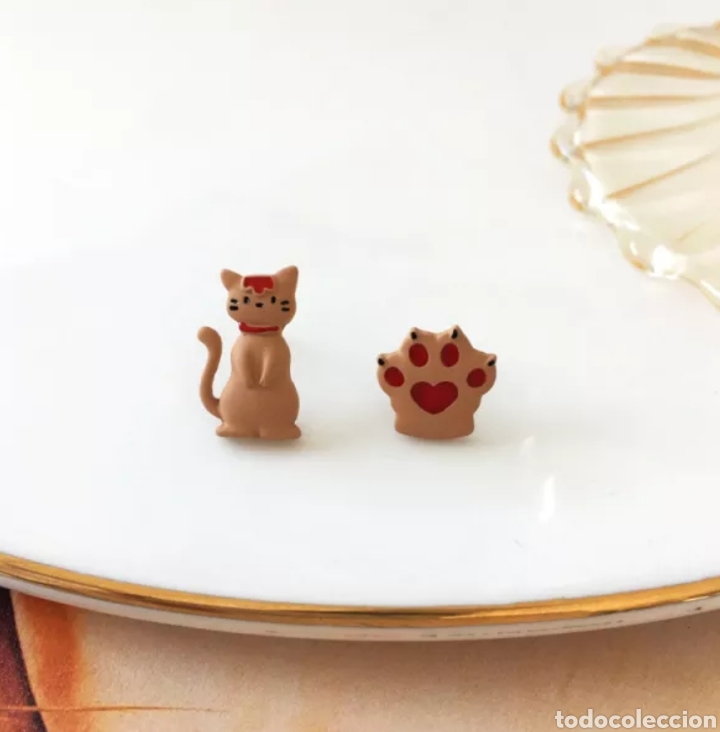 Joyeria: Pendientes Gatito y Huella ENV&Iacute;O GRATIS!! - Foto 1