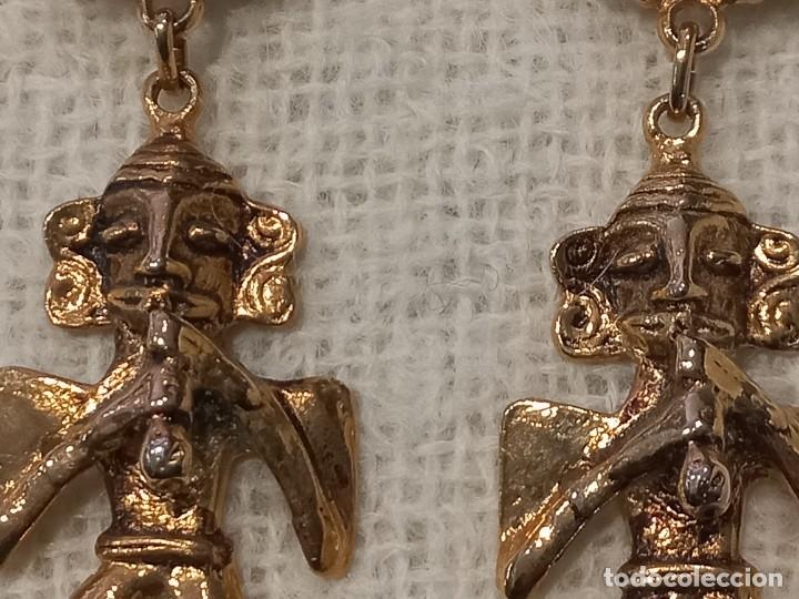Joyeria: PENDIENTES (AZTECA) G. dorado - Foto 3
