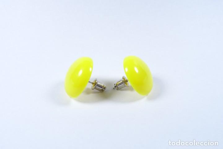 Joyeria: Curiosos pendientes en amarillo lim&oacute;n - Foto 3