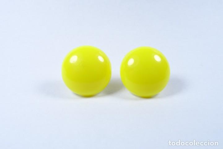 Joyeria: Curiosos pendientes en amarillo lim&oacute;n - Foto 1