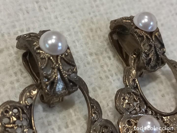 Joyeria: PENDIENTES (ISABELINOS) ARILLA perlas-bolas marr&oacute;n - Foto 4