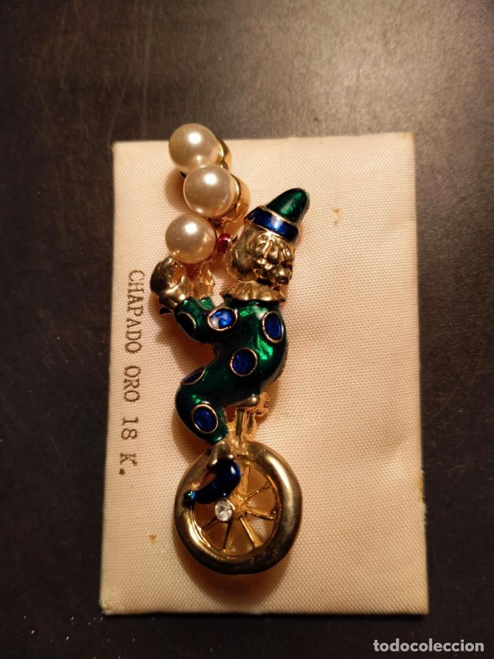 Joyeria: Broche arlequin en monociclo - Foto 1