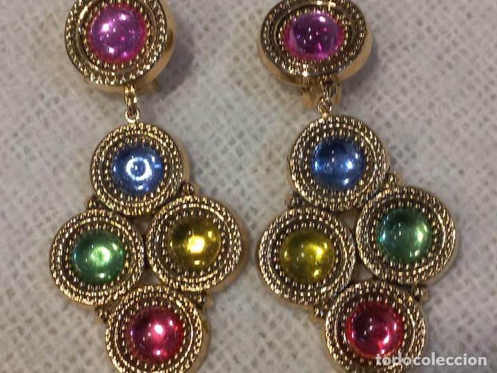 Joyeria: PENDIENTES (CIRCULOS-COLORES) rombo - Foto 1