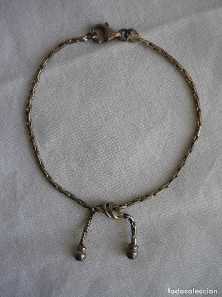 Joyeria: Pulsera de plata 925 con nudos - Foto 2