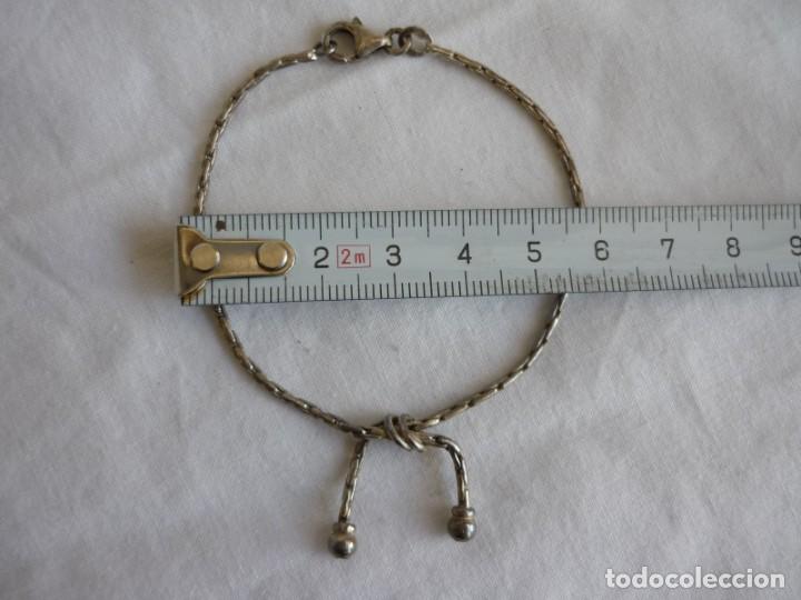 Joyeria: Pulsera de plata 925 con nudos - Foto 5