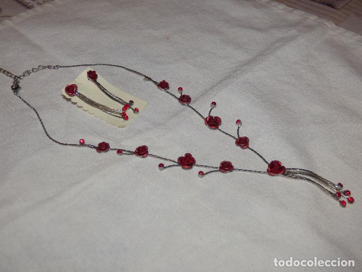 Joyeria: Conjunto collar y pendientes. - Foto 1