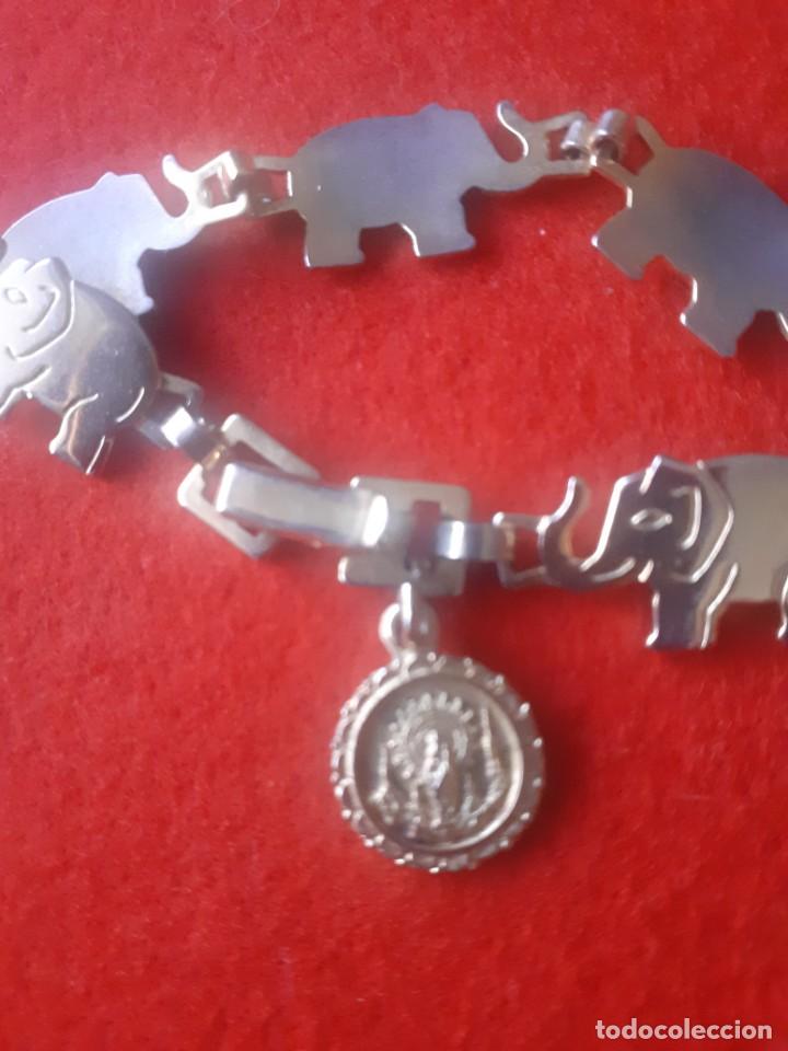 Joyeria: pulsera infantil dorada de elefantes - Foto 3